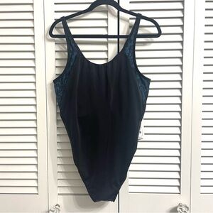 New Freya Midnight Leopard Freestyle Underwire Moulded One Piece Swimsuit US 36J